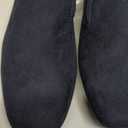 Womens Soft Minimal Loafer, 10½, Navy Faux Suede