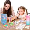 Decorate Your Own Water Bottle Kits for Girls, Christmas Gifts for 5 6 7 8 Years Old Girls, Birthday Gifts for Little Girls, Mermaid Toys for Girls, Mermaid Painting Gifts for Girls