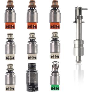 10pcs Transmission Solenoid Valve Kit 1087298388 Compatible with 8HP45 8HP70 8HP90 Mechatronics 8speed Refurbished Parts