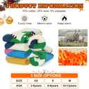 4-Pairs Merino Wool Socks for Kids - Animal Dinosaur Winter Warm Thickened Thermal Socks For Boys, Toddlers, Children (3-5T)