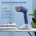 Steamer for Clothes - 1800W Powerful Steam, 2 Modes for Wet and Dry Ironing, 20-Second Fast Heat-up,Detachable Water Tank with Heat-Resistant Gloves -Removing Wrinkles.Only for 120V Countries.Blue