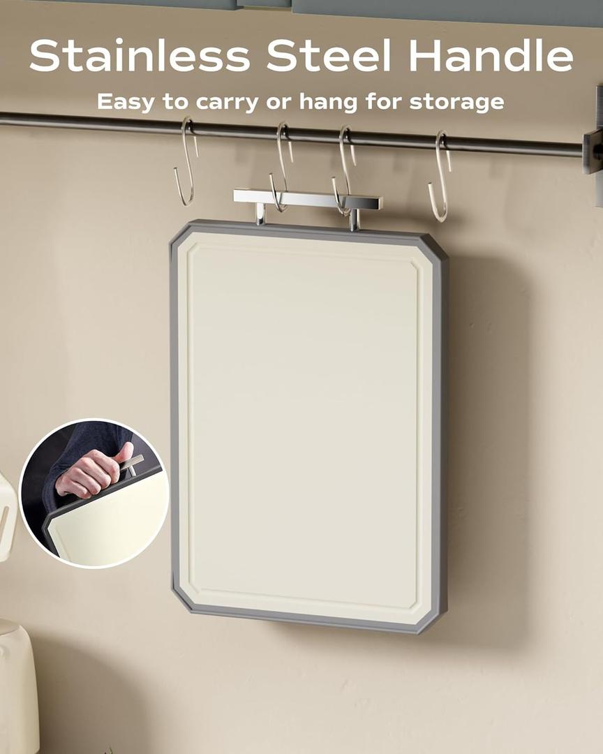 Snow Clad Stainless Steel Cutting Board 11" x 15"