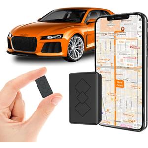 2025 New Model Mini Car GPS Tracker for Vehicles, Portable Real-Time Magnetic GPS Tracking Device, No Subscription Required/No Monthly Fee, Full Global Coverage Location Tracker for Kids, Dogs, Trucks.