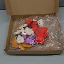 28 Pack Valentines Day Gifts Cards with Bears Plush Toys, Mini Stuffed Animals with Valentine's Greeting Cards for Kids Classrom School Exchange Prize Party Favors(Heart Cards-2)