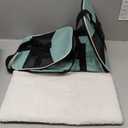 Cat Carrying Case Pet Dog Carrier Soft-Sided Cat Bag Airline Approved, Pet Travel Carrier Up to 15 Lbs, Collapsible Cats Carrier Dog Carrier for Medium Small Cats Dogs(17x11x11 Green)