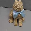 Holiday Home Woven Bunny Décor - Blue Bow