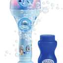 BLUEY Dance Mode Bubble Machine and Toy Microphone | Bluey Toy for Baby, Toddlers and Kids | Includes Bubble Solution
