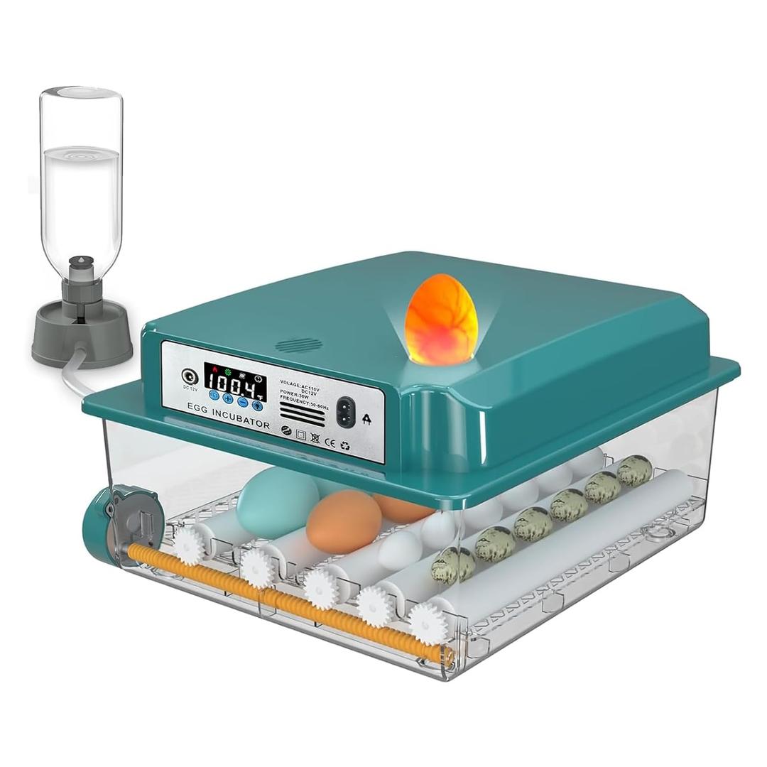 Incubators for Hatching Eggs, 12-16 Eggs Incubator with Automatic Egg Turning and Automatic Humidification, Incubator for Chicken Eggs, Quail Egg