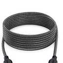 PowerBear 4K HDMI Cable 10 ft | High Speed Hdmi Cables, Braided Nylon & Gold Connectors, 4K @ 60Hz, Ultra HD, 2K, 1080P, ARC & CL3 Rated | for Laptop, Monitor, PS5, PS4, Xbox One, Fire TV, & More