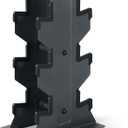 CAP Dumbbell Rack for Home Gym – Vertical Storage Stand, Holds Multiple Pairs (100–350 lbs), Heavy-Duty Steel with Non-Slip Base | Multiple Options