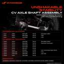 A-Premium CV Drive Axle Shaft Assembly Compatible with Toyota Camry, Avalon, Highlander, Solara & Lexus ES350, RX330, RX350, 2.5L 3.0L 3.3L 3.5L, Front Right Passenger Side