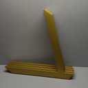 28 Inch Modern Table Base Gold, Metal Dinning Table Legs with Suction Cups, Heavy Duty Desk Base for Marble,Glass,Wood Top, Set of 4 Furniture Legs for Home,Kitchen,DIY Bench Legs Coffee Table (Gold)