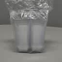 50Pcs Square Mini Plastic Dessert Cups,3.5Oz Clear Plastic Parfait Appetizer Cup for Desserts, Appetizers, Ice Cream