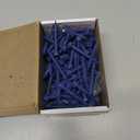 1/4 x 1-3/4 Hex Head Blue Concrete Screw Anchors (100 pcs Screw Kit) with one Screwdriver and Drill Bit for Concrete, Masonry, Block, Brick and Wood Fastening