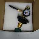 AWLOLWA Helium Tank Regulator 0-3000 PSI Gauge and CGA580 Tank Valve for Balloons with Foil Balloon Inflator Adapter