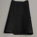 Stove Top Cover for Electric Stove- Range Covers for Electric Stove,Silicone XXL Dish Drying Mat, Glass Cooktop Covers, Flat RV Range top Mats (Black, 28"x20")