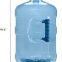 Brio B.P.A. Free 5 Gallon Plastic Crown Cap Reusable Water Bottle Container