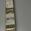 Small Arch Window Shade Blackout Cellular Shades 12 inch Half Circle Moon Window Covering No Drill Honeycomb Blinds for Windows Room Darkening Easy Install Light Blocking Blinds (1, White, 24x12inch)