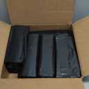 Delxo 30-33 Gallon Trash Bags, 250 Count  Medium Duty Garbage Bags, Thick, Durable & Puncture-Resistant Plastic Bolsas para basura, Perforated Design Made in USA for Kitchen, Yard, Office (Black)