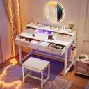 YITAHOME Makeup Vanity Table with Stool