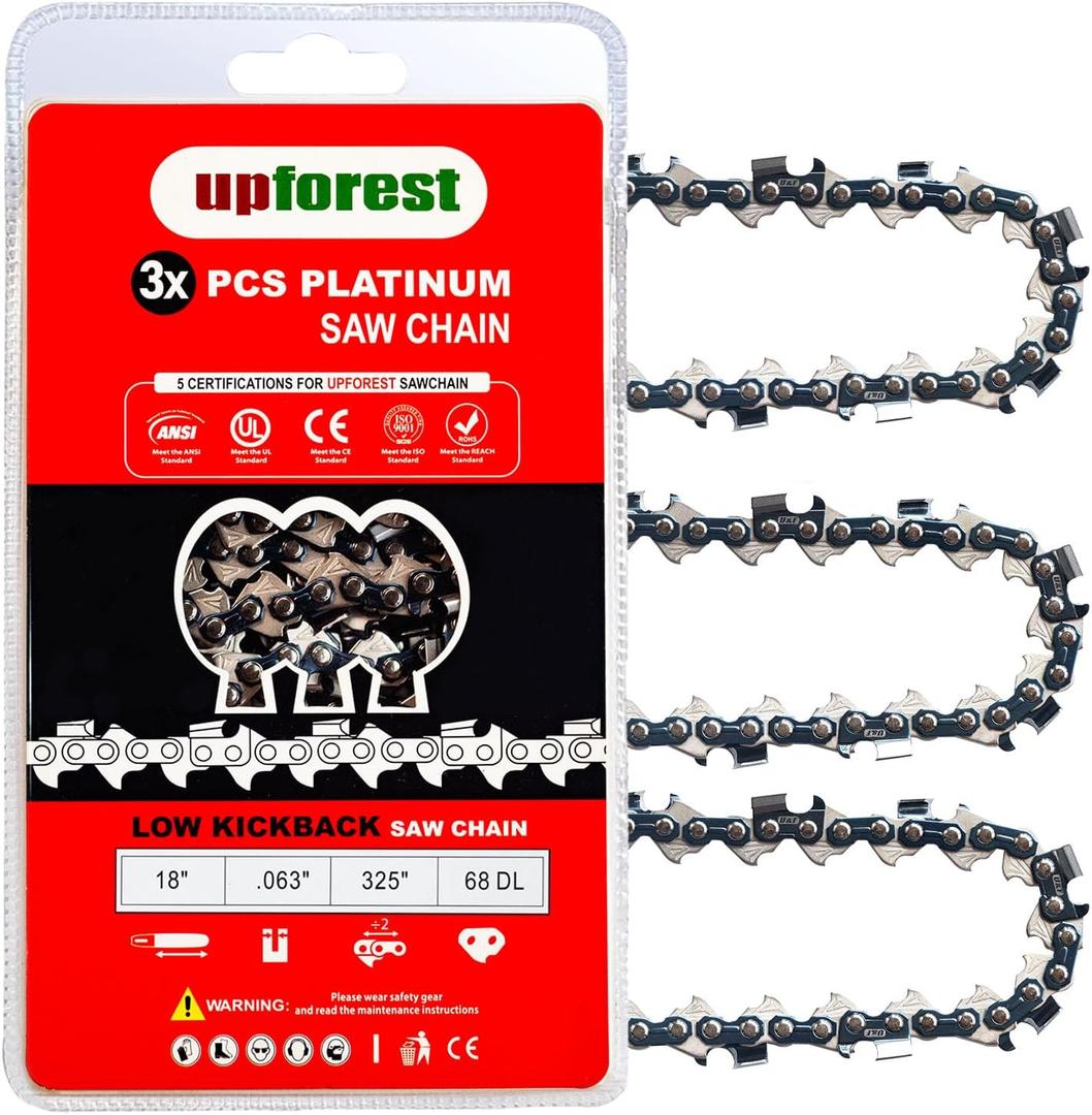 18 Inch Chainsaw Chain Fits Stihl Chainsaw Chain 18 Inch MS250, MS251, MS251c, MS 250 251 251c, 26 rm3 68 Replacement (22ELPX68)