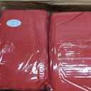 2 Pack Red Round Tablecloths 120 Inch for Dining Tables
Washable Decorative Linen Polyester Table Cover for Banquets Buffets Parties and Weddings