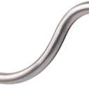 Shower Head Extension Arm by JS Jackson Supplies, 16 inch Assembled Length, High Arc Long Extender Pipe, Great for Rain Fall Showerhead, Brushed Nickel Finish