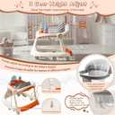Foldable Baby Walker with Wheels, Activity Toddler Walkers for Boys Girls
