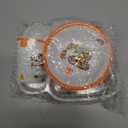 Lehoo Castle Kids Plates and Bowls Sets, Kids Dinnerware Set Includes Plate, Bowl, Cup and Tableware, Made of Durable Material, Perfect for Child, Toddler Utensils Self Feeding (5 Piece Construction) (Yellow)