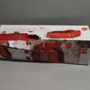 Simplify Christmas Tree Storage Bag | Holds Artificial Trees up to 11 Feet Tall | Holiday Decorations Organizer | Wheeled | Collapsible Duffle | Red