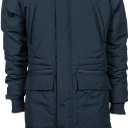 Arena Unisex Adult Team Swim Parka Solid Fleece Warm Winter Coat Waterproof Long Jacket for Women and Men Cold Weather Anorak (Small, Navy)