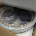 DLLT LED Ceiling Fan with Light: 20" Modern Low Profile Flush Mount Fandelier with App & Remote Control - Dimmable Gold Bladeless Fan Light Fixture for Bedroom Kids Room Living Room