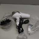 REVLON Infrared Hair Dryer with Diffuser & Concentrator - Ionic Ceramic Blow Dryer for Frizz Control, Shine, Soft Hair & Moisture Protection - 1875W Professional Salon-Quality (White) (Full Size)