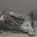 StrongTek Ergonomic Under Desk Footrest, 3 Adjustable Heights Wooden Office Footrest, Large Anti-Slip Surface, Improves Posture and Blood Circulation, up to 400lbs (Black) (Espresso)