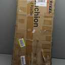 DuraSteel Crowd Control Barriers Stanchions with Retractable Belts & Sign Holder - Metal Stanchion Posts w/ 6.5ft Black Retractable Barrier Belt Ropes - Queue VIP Safety Line Dividers - Set of 6 Poles