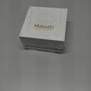 Makeid Q1 Label Maker Machine with Tape - Portable Bluetooth Label Makers for Home & Office Organization - Compatible with Apple iOS & Android - Clear Prints, Custom Templates & Fonts, Retro Design (Green)