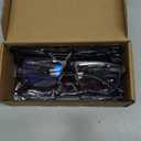 CRGATV 3-Pack Reading Glasses for Men Blue Light Filtering Full Frame Metal Readers Anti Uv/Eye Strain/Glare (3 Pacx Mix Colors)