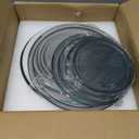 Glass Mixing Bowls with Lids Set of 5(4.78QT,2.2QT,1.7QT,1.1QT,0.85QT),Thick Glass Nesting Bowls for Kitchen Baking,Cooking Prep,Storage,Serving,Large Salad Bowls,Dishwasher Microwave Freezer Safe (Transparent)