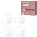 Momcozy Original Replacement Accessories for M5| M6| M9, FoodGrade Silicone & BPA Free, Original Breastfeeding Parts, Inserts 21mm, 4 Pack