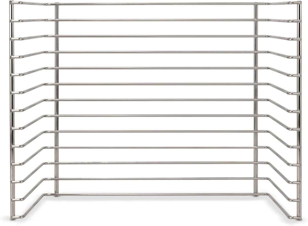 Melissa & Doug Puzzle Storage Rack - Wire Rack Holds 12 Puzzles