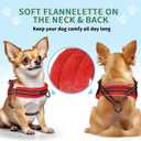Slow Ton No Pull XSmall Dog Harness and Leash Set, Puppy Soft Vest Harness Neck & Chest Adjustable, Reflective Lightweight Harness & Anti-Twist Pet Lead Combo for XSmall  Dogs (R-Front Clip, XS)