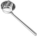 PRETYZOOM 14‘’ Long Handle Stainless Steel Water Ladle with Pour Spout Soup Scoop, Large Metal Garden Watering Spoon for Kitchen, Cooking Japanese Bathing Dipper Heavy Duty