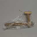 MyGift Plate Display Stand, Rustic Acacia Wood Tabletop Saucer Rack, Folding Picture Frame Holder Easel