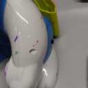 JOYIN Motorized Easter Egg Decorator Kit, Easter Busy Bunny Egg Spinner Whirler Decorating Machine with 10 Non-Toxic Markers for Kids Craft Activities (Blue)