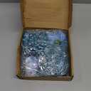 Floweroyal 30pcs Poinsettia Artificial Christmas Flowers Decorations with Clips and Berry Stems Glitter Ornaments for Christmas Tree Wreath Fireplace Stairs Decor (Blue-3 Styles)