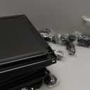 HOMIDEC Closet Organizers and Storage, 9 Cube Storage Organizer, Portable Closet Organizer Cubes Shelves for Clothes, Bedroom, Kids Room, Bathroom, Wardrobe, Garment Racks, Black (Large)