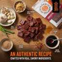 Golden Island Korean BBQ Pork Jerky - (2 Pack) 9 oz Resealable Bag - Fire-Grilled Specialty Meat Snack - Sweet & Savory Protein Snack - 7g Protein per Serving - Made with 100% All-Natural Pork (EXP 01/16/27)