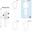 OYOANGLE Mens Palm Tree Print Short Sleeve Graphic T Shirt Hawaiian Summer Beach T-Shirt (White, L)