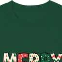 Merry Christmas Shirts for Women Funny Snowflake Graphic Print Holiday T Shirt Winter Casual Short Sleeve Xmas Tee Tops (Green, M)