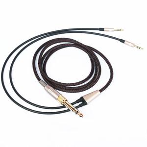 Replacement Cable Compatible with Hifiman HE4XX, HE-400i (The Latest Version with Both 3.5mm Plug) Headphones 3.5mm / 6.35mm to Dual 3.5mm Jack Male Cord 1.2m/4ft